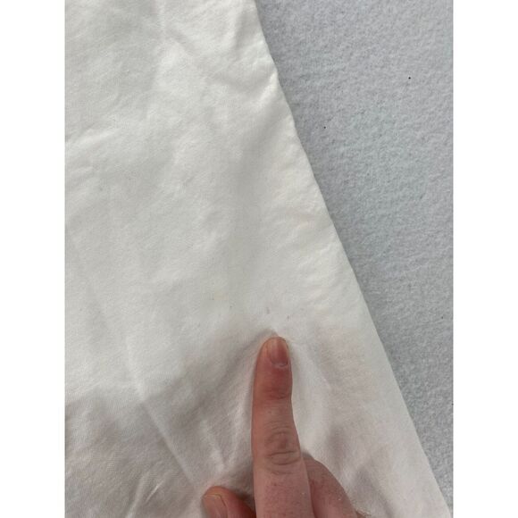 Rag & Bone Ankle Pants Women's 12 White Stretch Fabric Slim Leg Zip Up Waistband - Picture 14 of 14